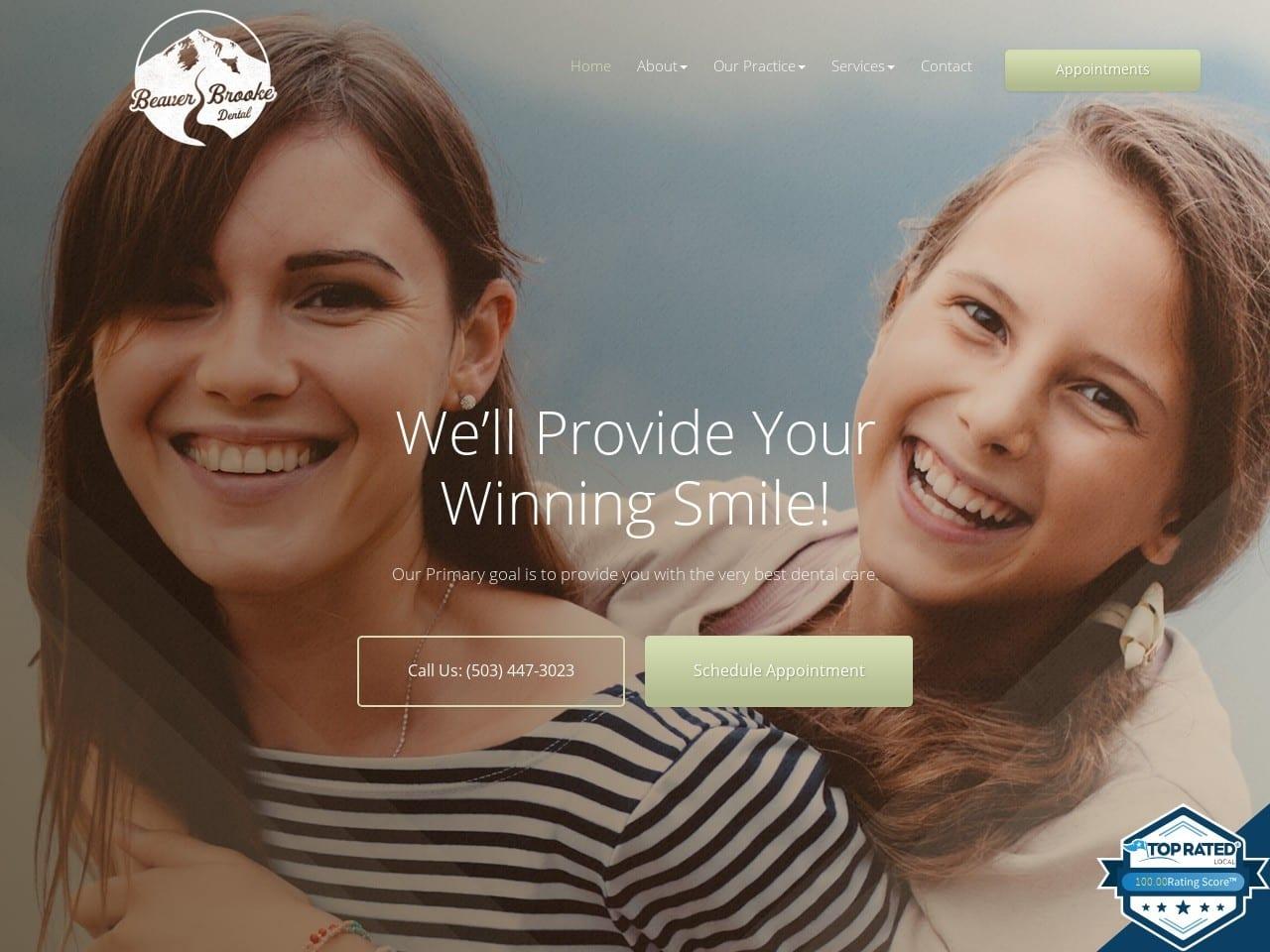 Beaverbrooke Dental screenshot