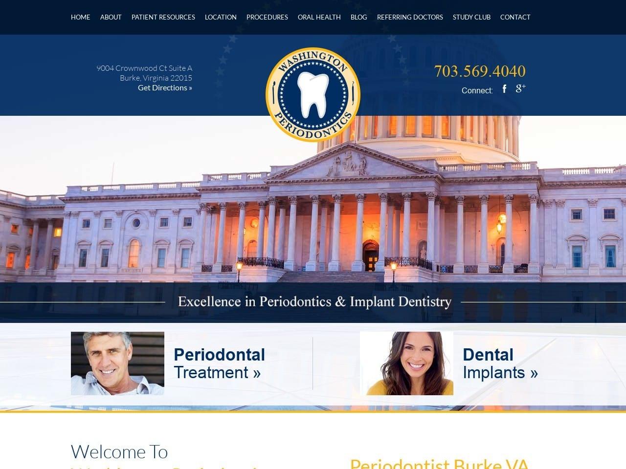 Washington Periodontics screenshot