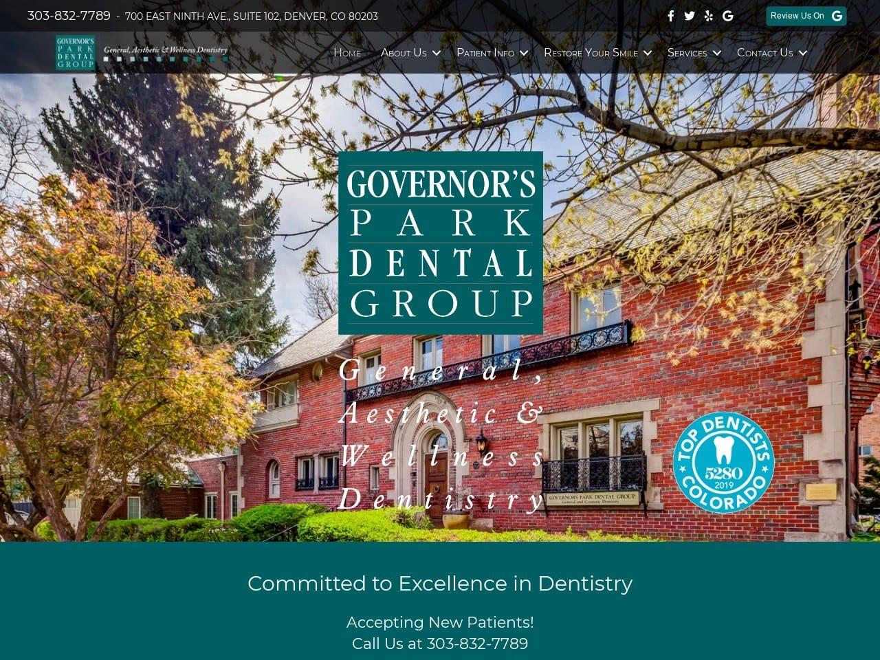 Governors Park Dental Group screenshot
