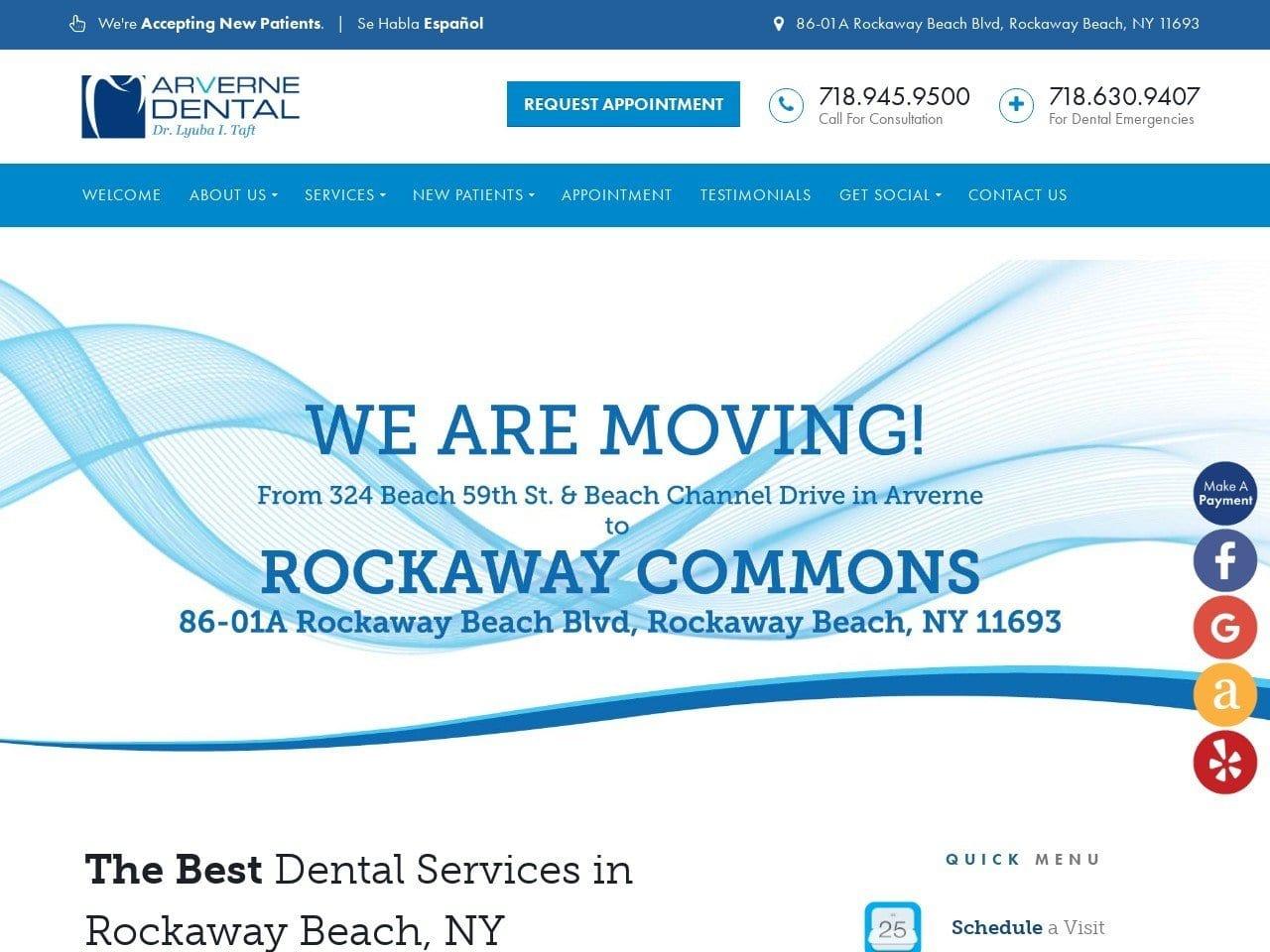 Arverne Dental screenshot