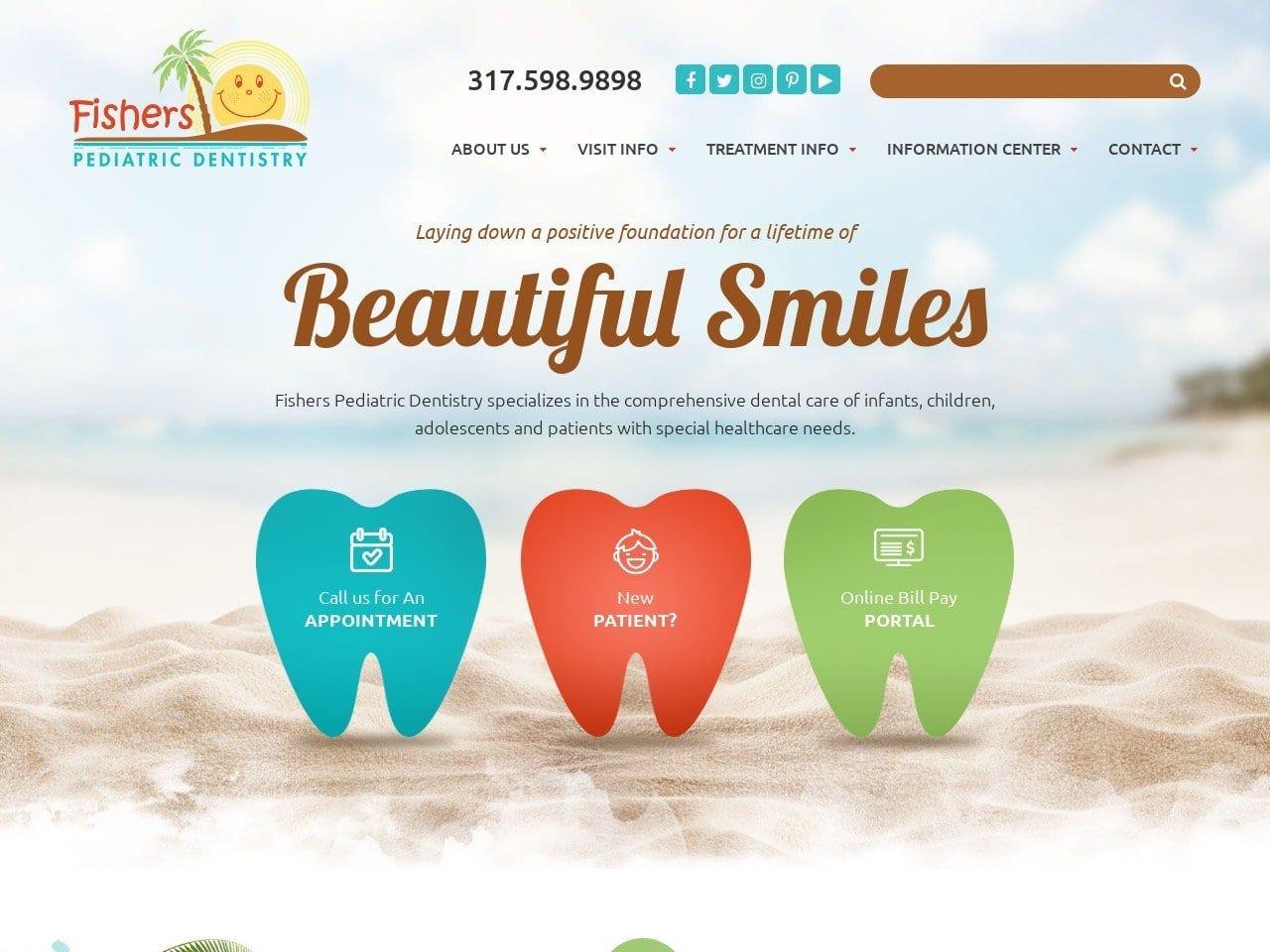 Fishers Pediatric Dentist screenshot