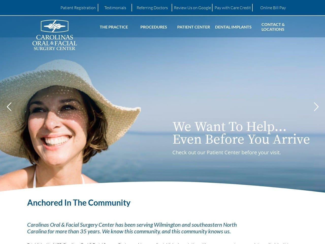 Carolinas Oral & Facial Surgery screenshot