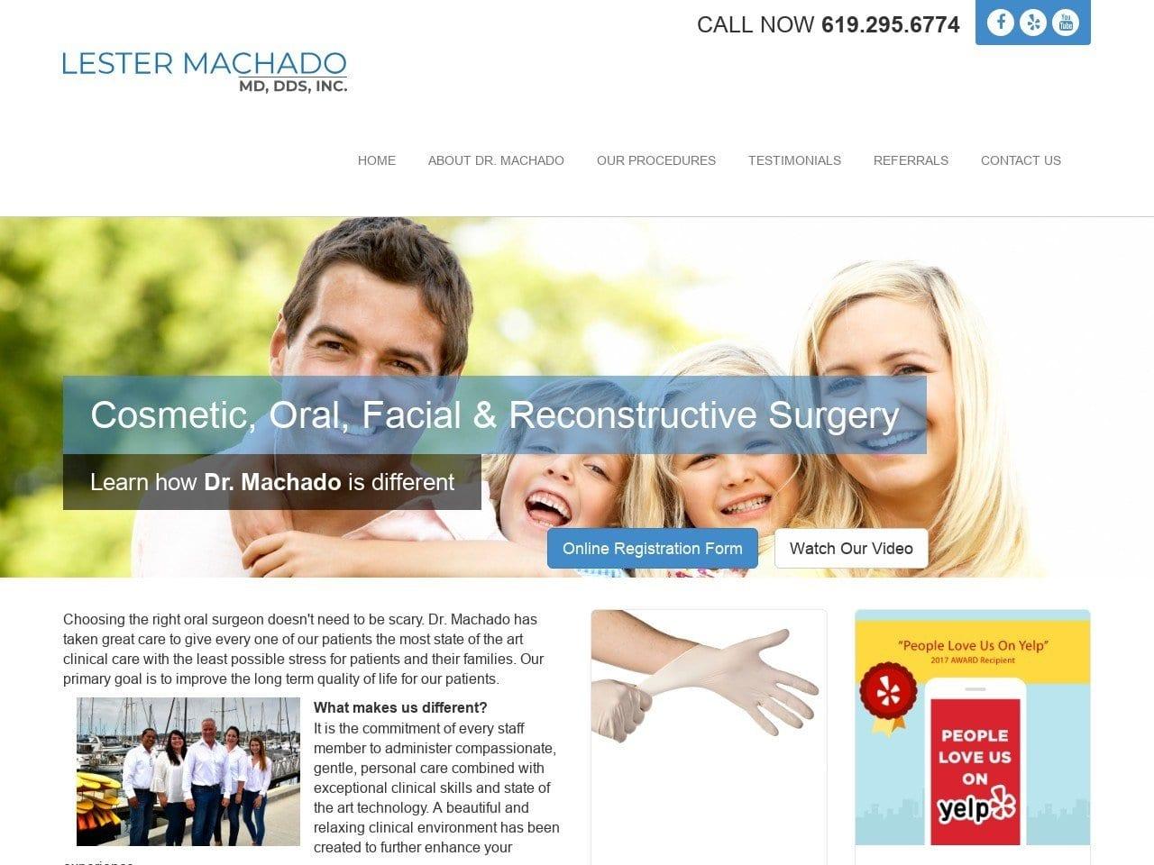 Chula Vista Oral & Maxillo Machado Lester DDS screenshot