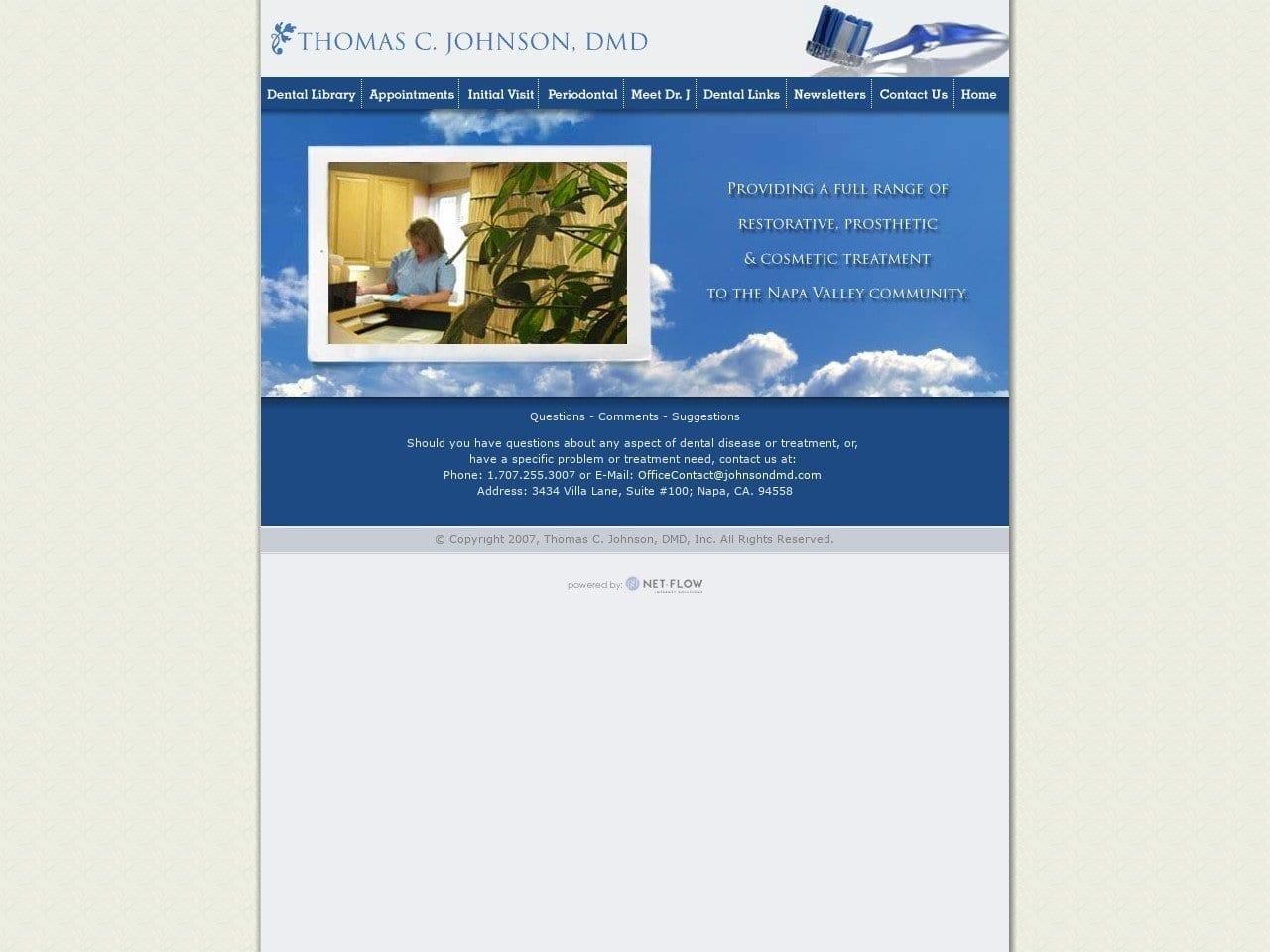 Johnson Thomas C DDS screenshot
