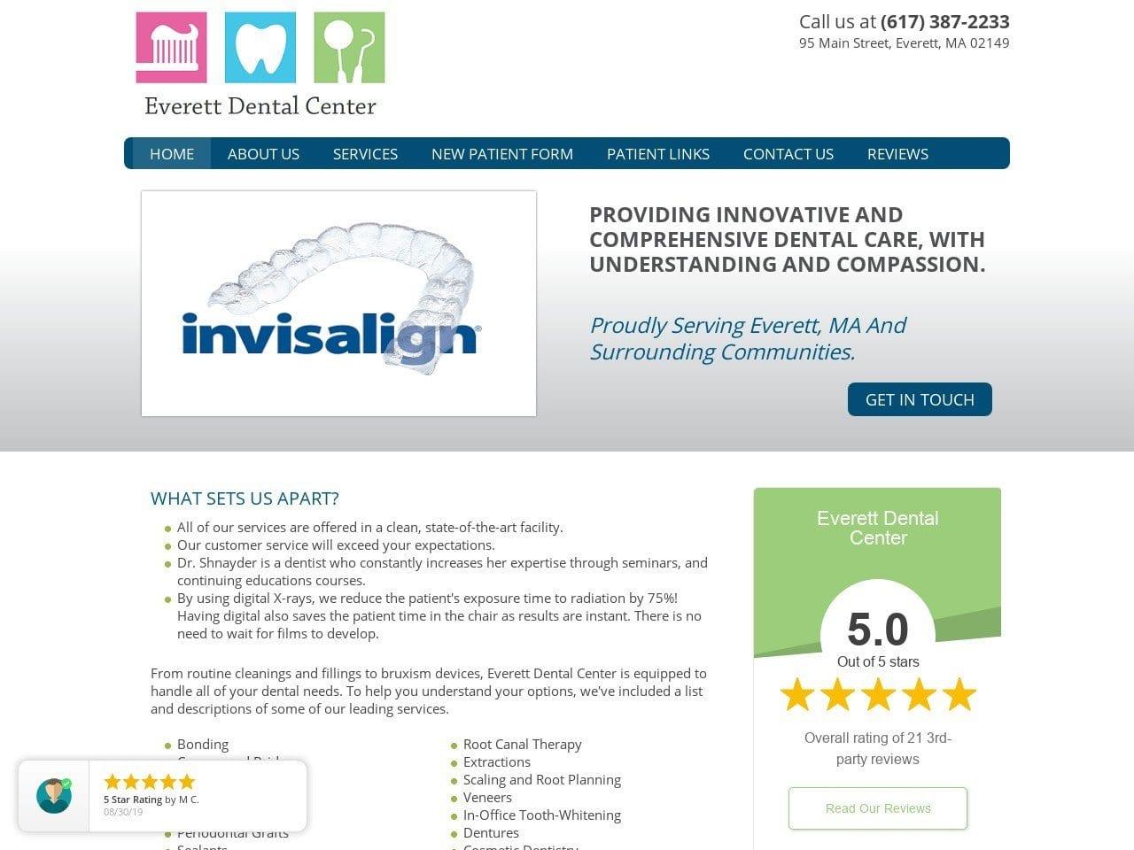 Everett Dental Center screenshot