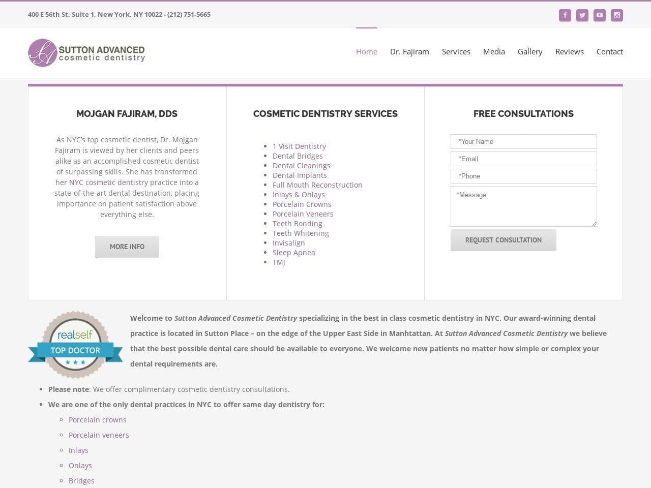 Sutton Advanced Cosmetic Dentistry screenshot