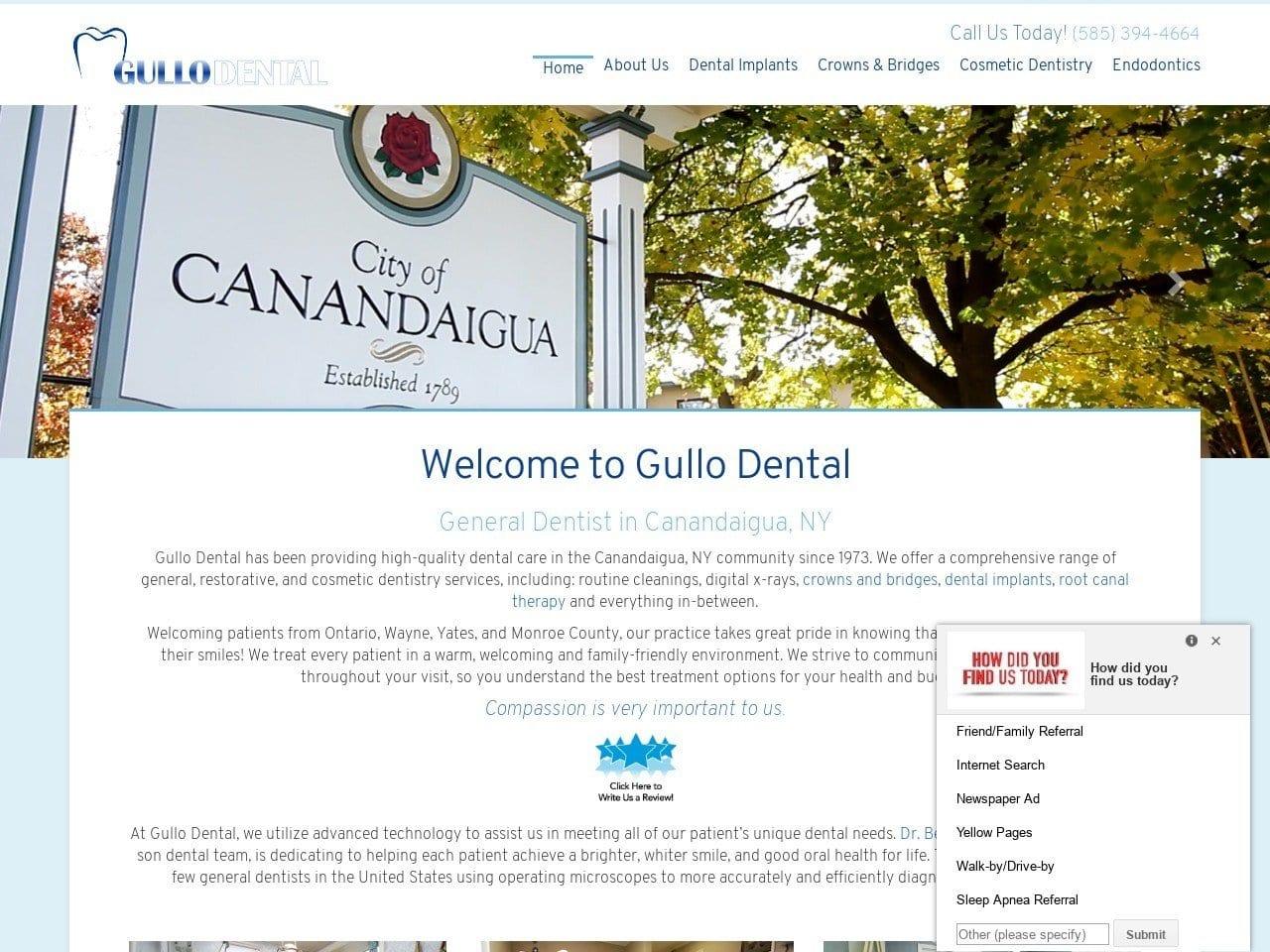 Gullo Dental screenshot