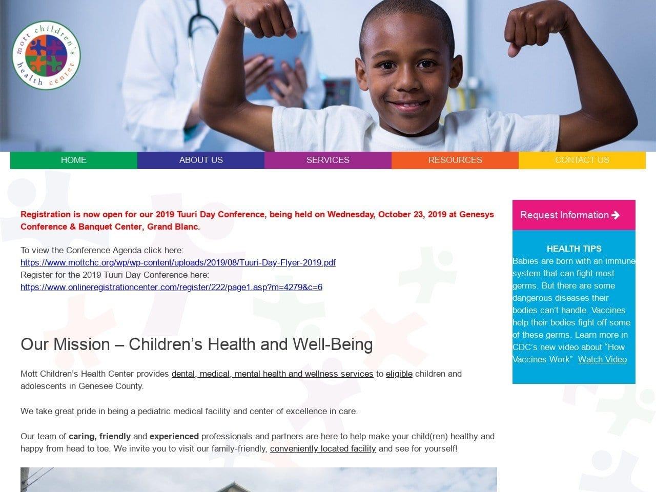 Mott Childrens Health Center screenshot