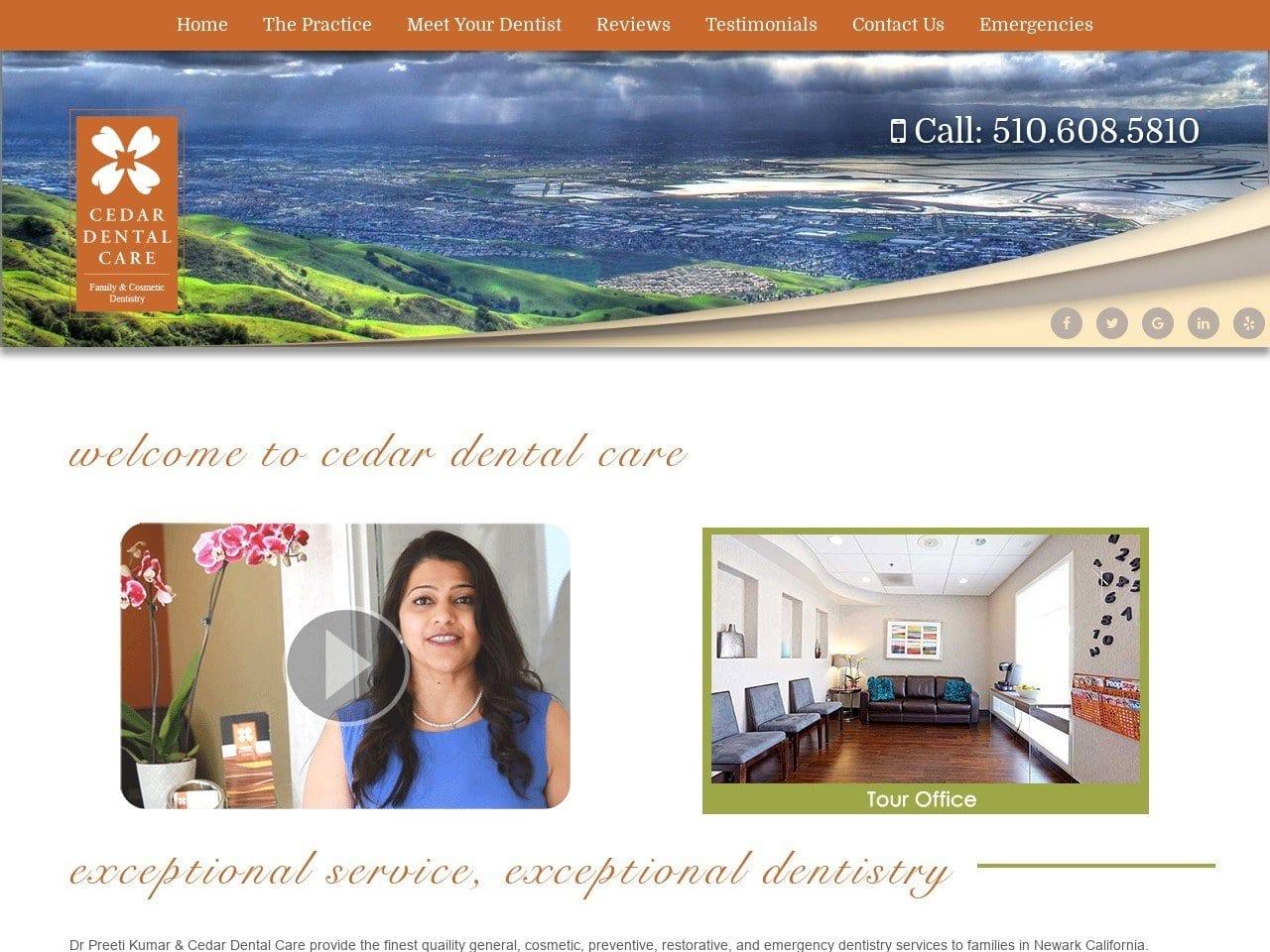 Cedar Dental Care screenshot