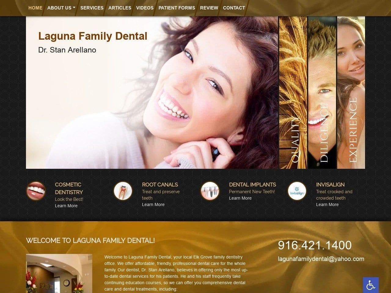 Laguna Family Dental screenshot