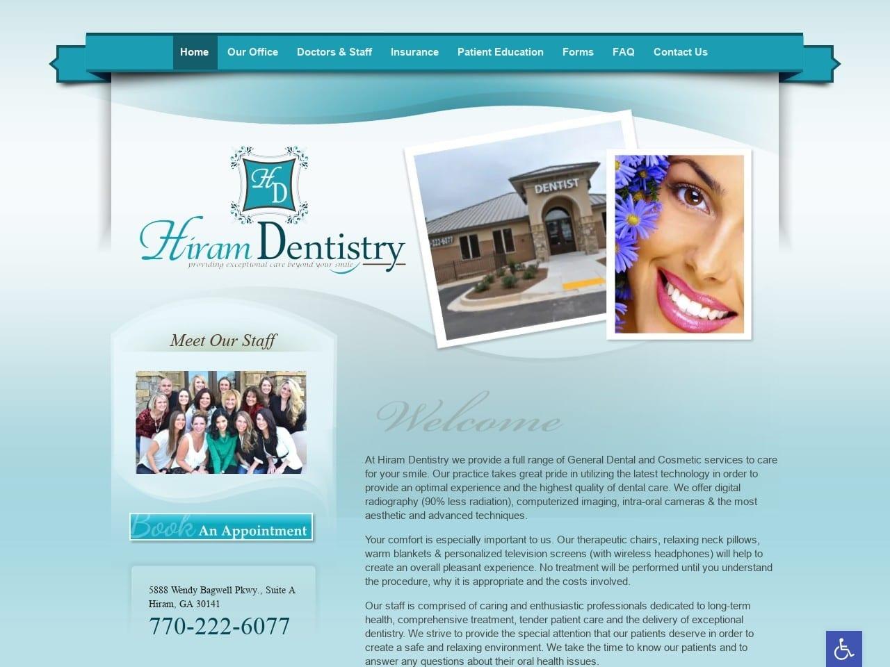 Hiram Dentist screenshot