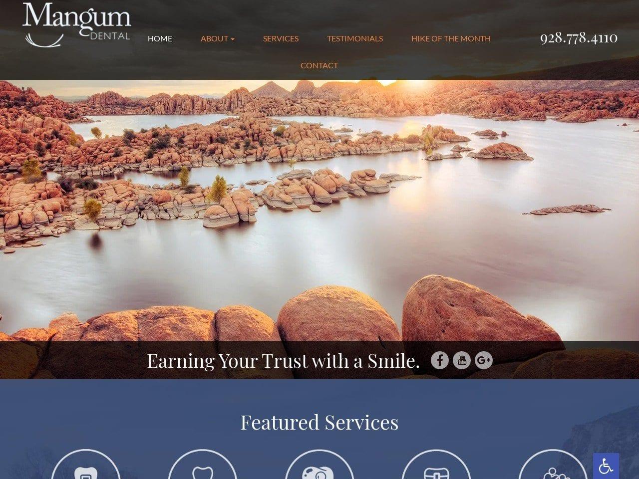 Mangum Dental screenshot