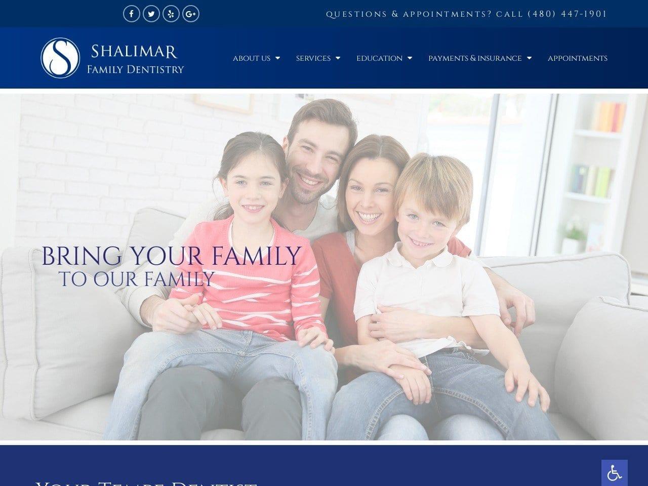 Shalimar Family Dentist screenshot