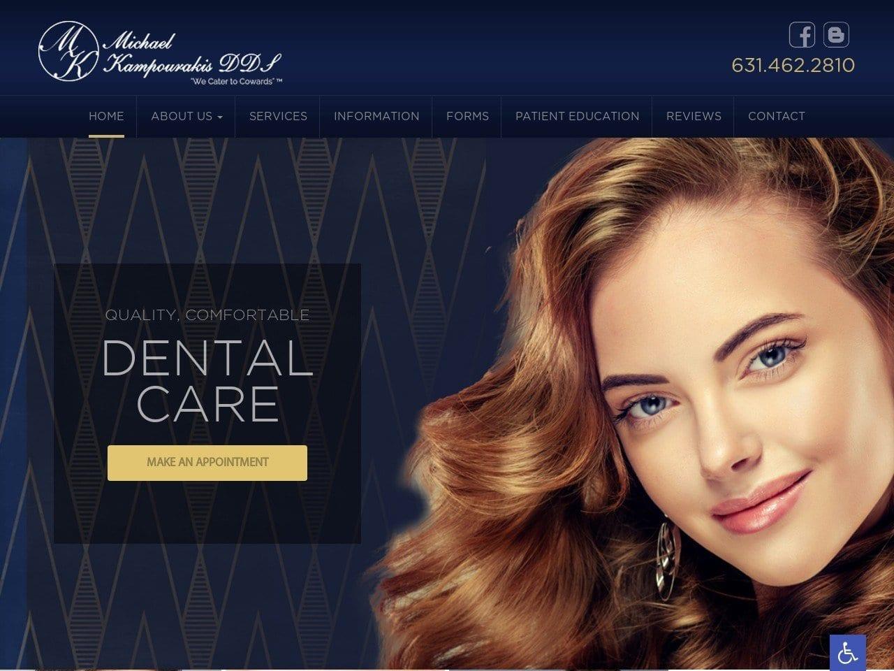 Michael Kampourakis DDS screenshot