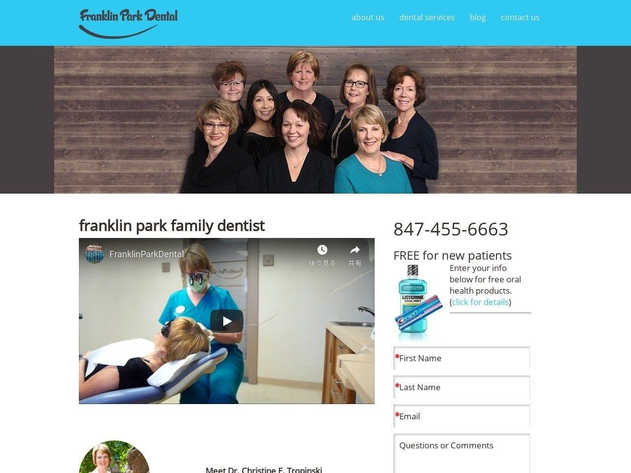 Franklin Park Dental screenshot