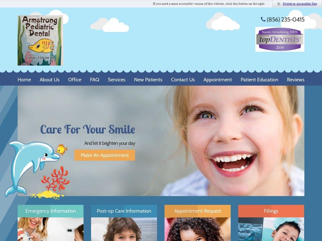 Armstrong Pediatric Dental LLC screenshot