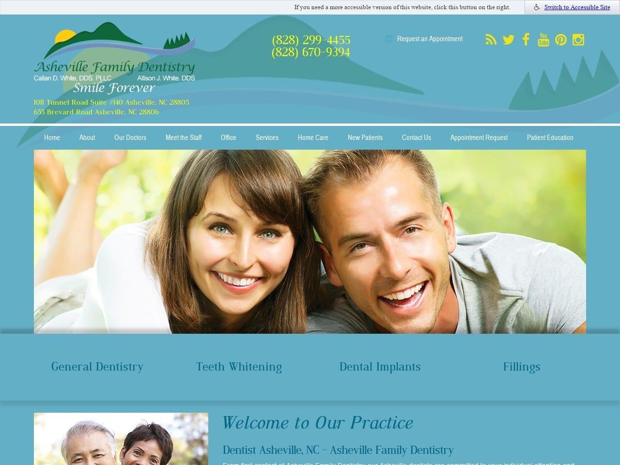 Asheville Family Dentist screenshot