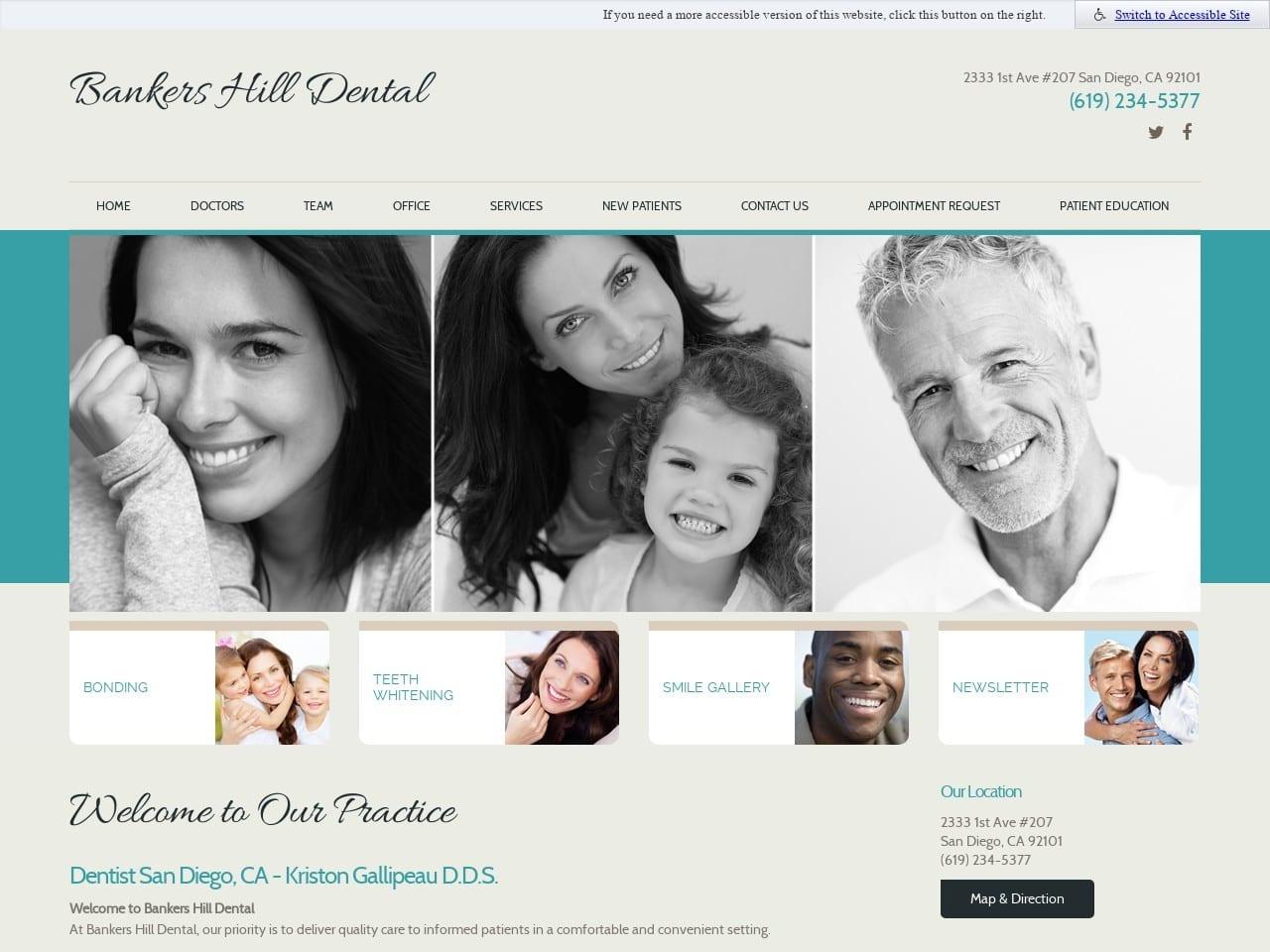 Kriston Gallipeau DDS screenshot