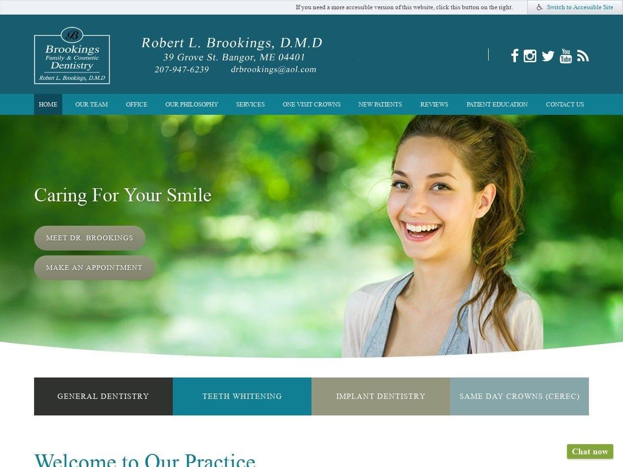 Robert L. Brookings DMD screenshot