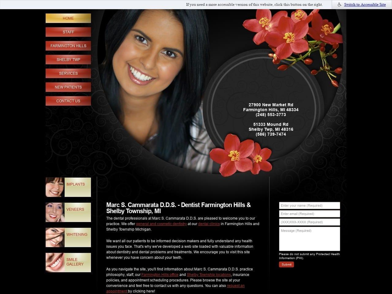 Marc S. Cammarata DDS screenshot