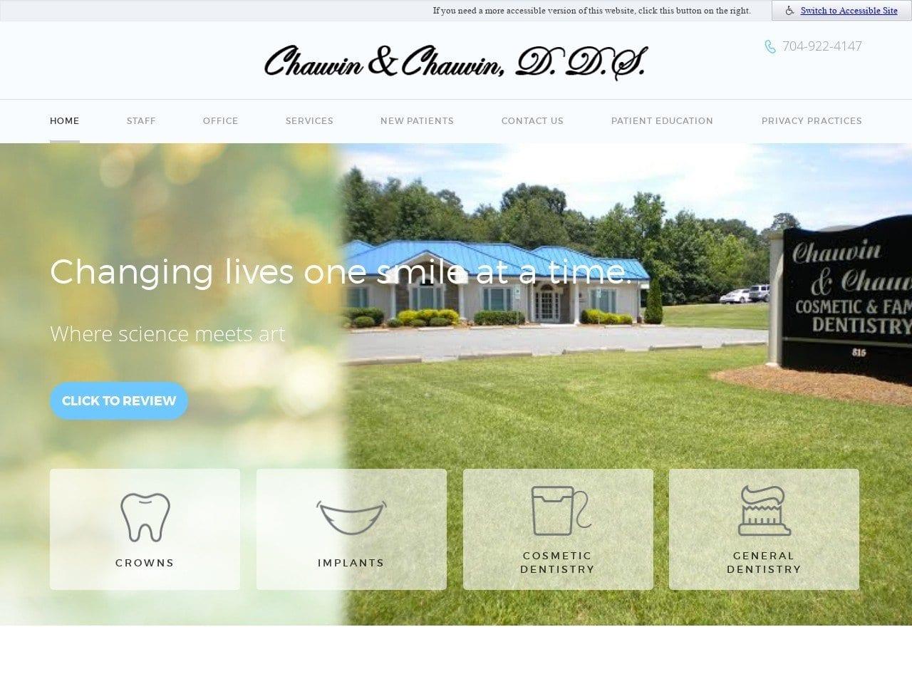 Chauvin Dentist screenshot