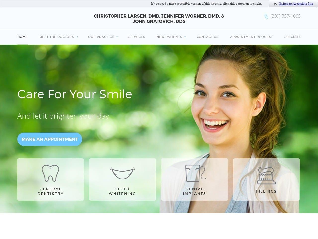 Chrislarsen Dental screenshot