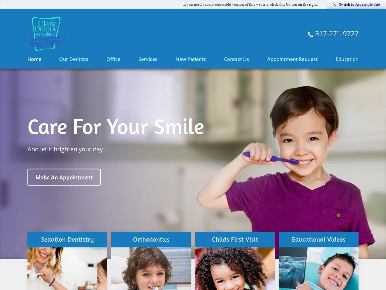 Clark Dental & Associates screenshot
