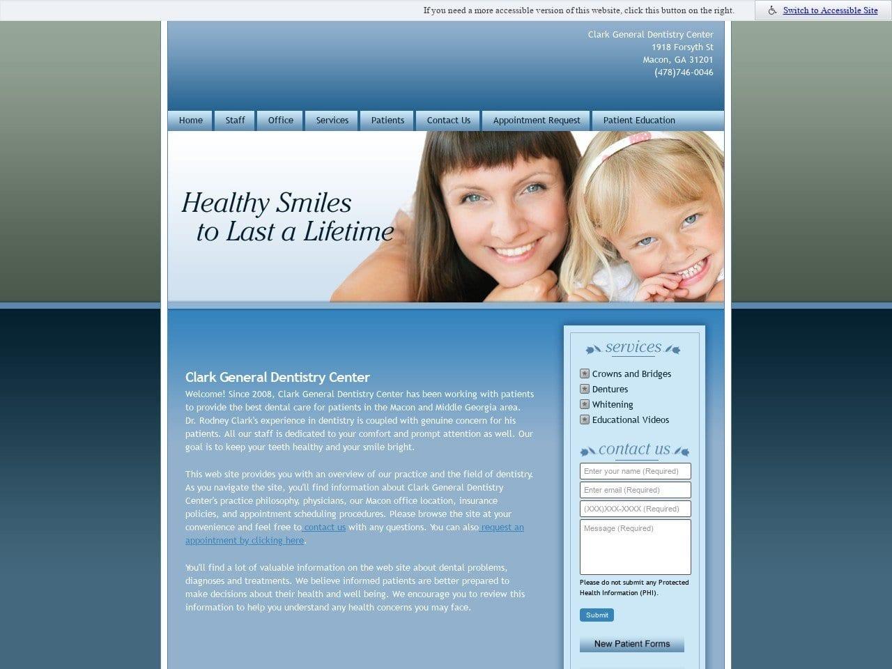 Clark General Dentistry Center PC screenshot