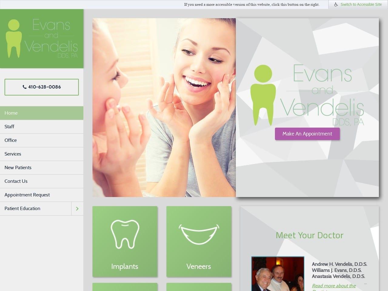 Dr. William J. Evans DDS screenshot