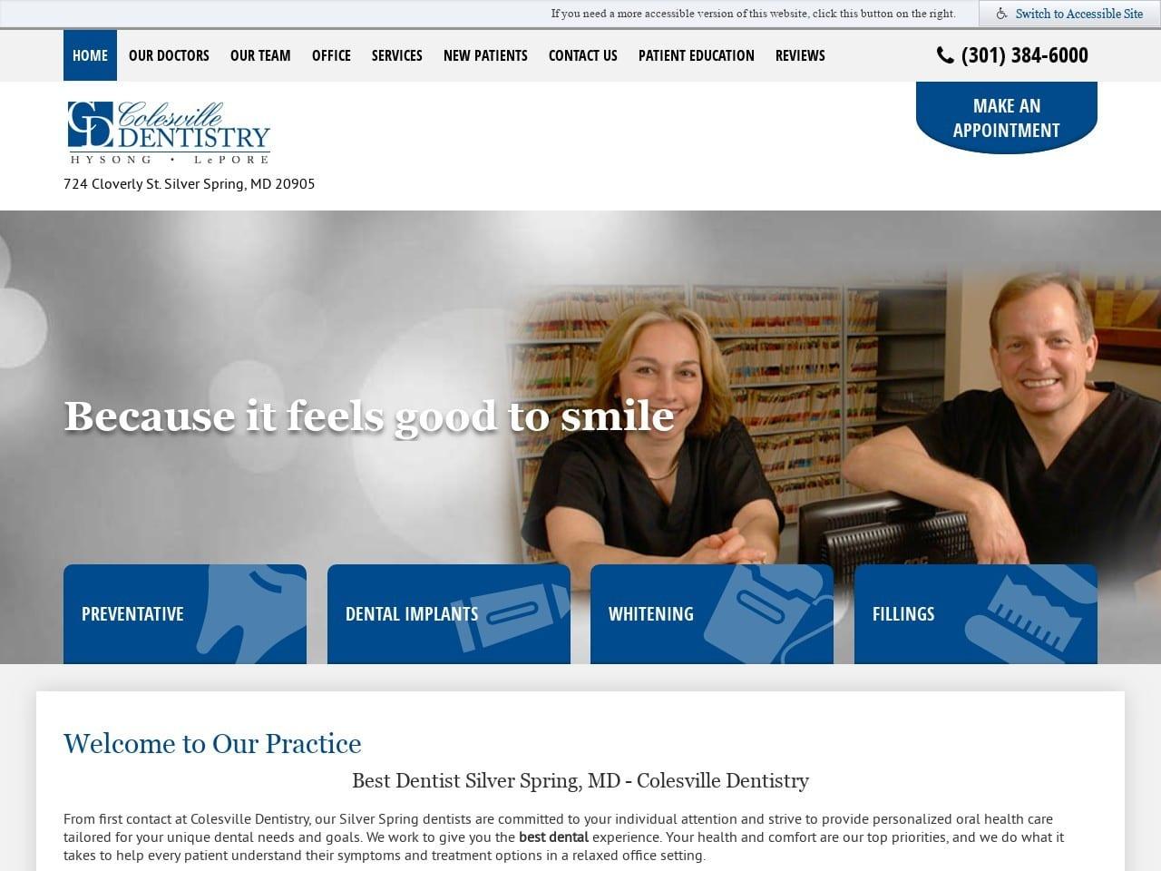 Colesville Dentist screenshot