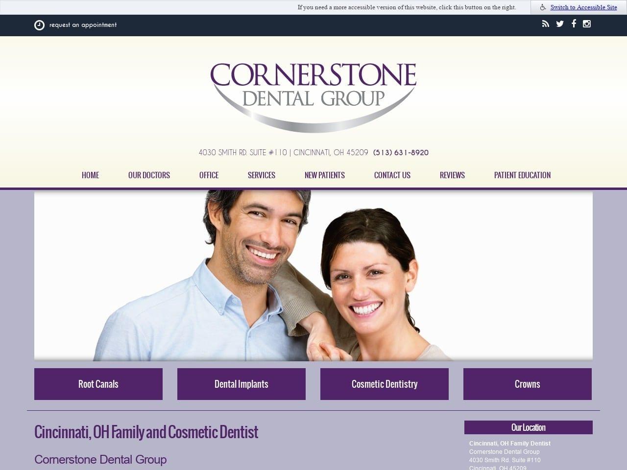 Cornerstone Dental Group Ronald Solomon Dds & An screenshot