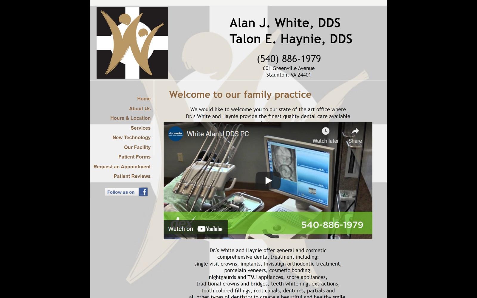 Alan J. White, DDS & Jesse Myers, DMD screenshot