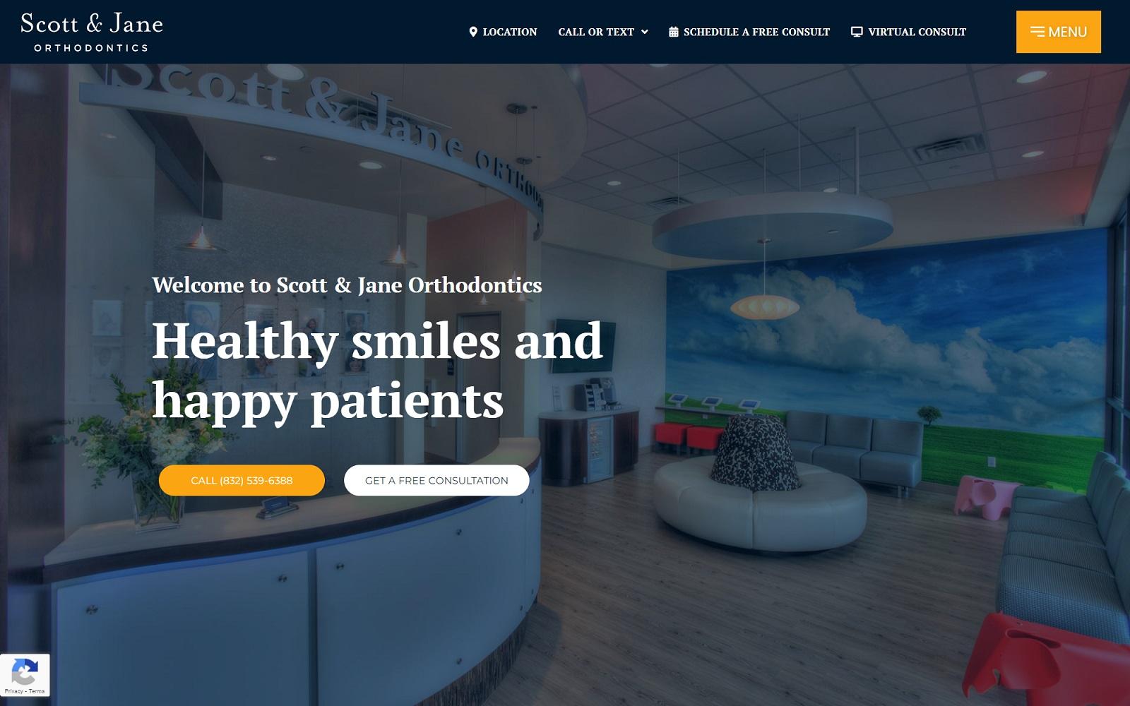 Scott & Jane Orthodontics screenshot