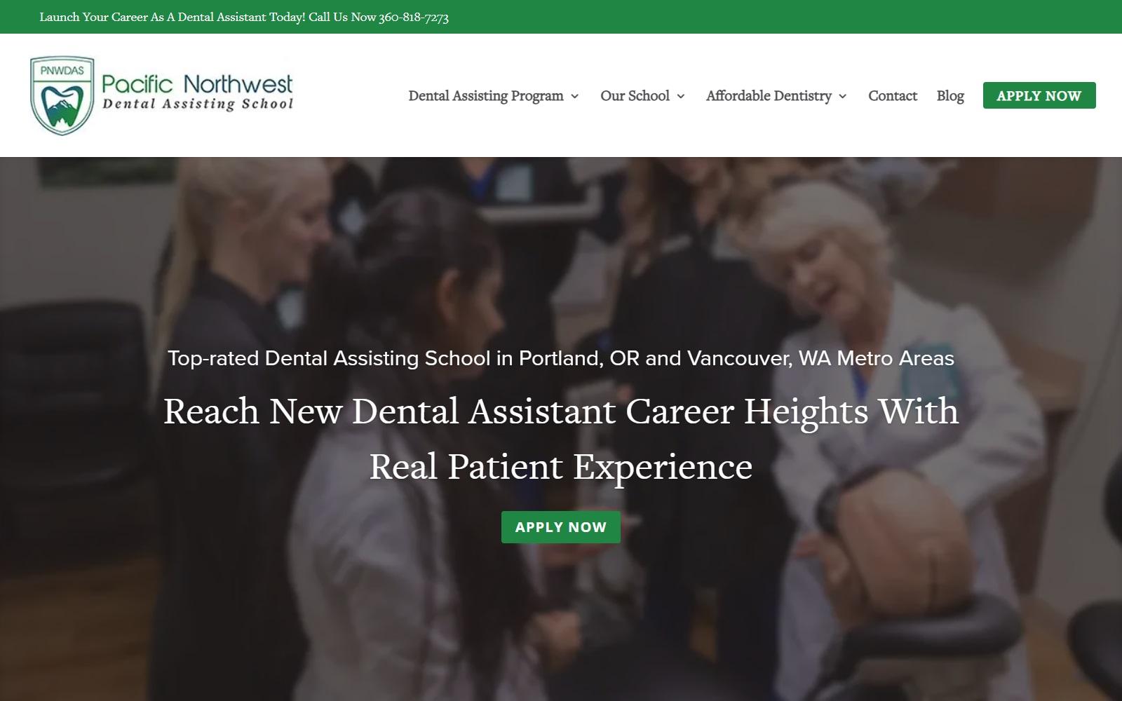 Pacific Northwest Dental Assisting School screenshot