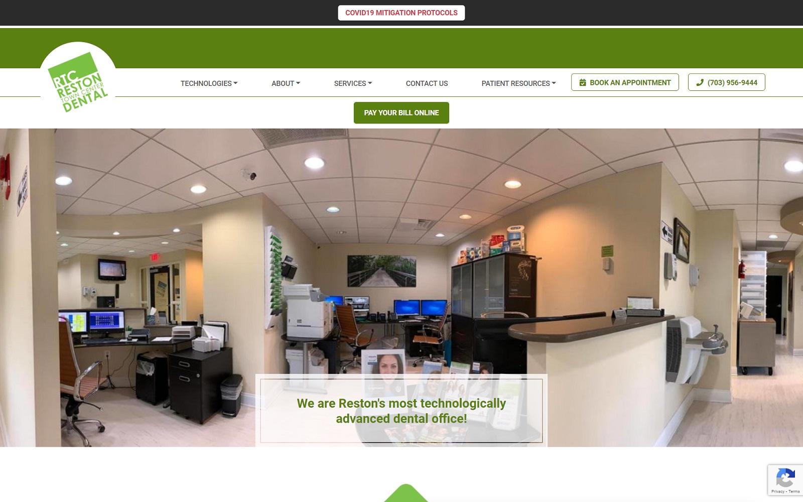 Reston Town Center Dental screenshot