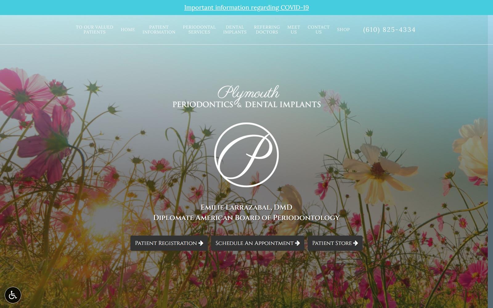 Plymouth Periodontics screenshot