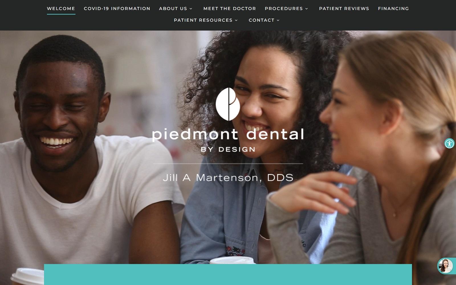 Piedmont Dental By Design screenshot