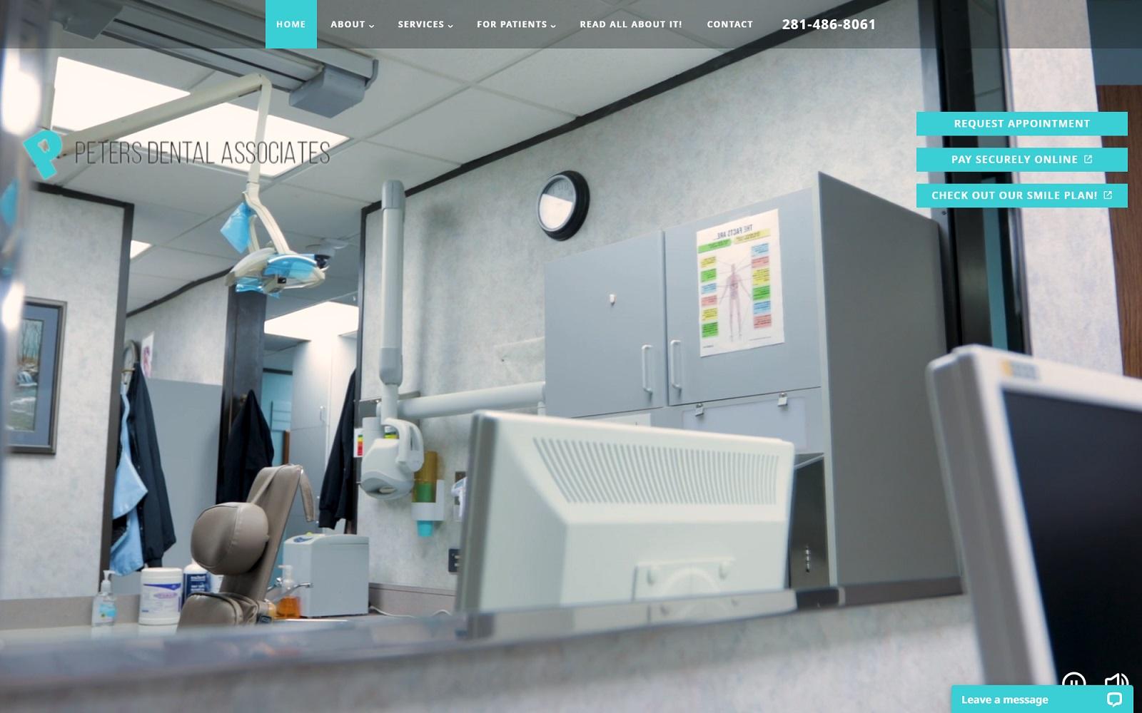 Peters Dental Associates screenshot