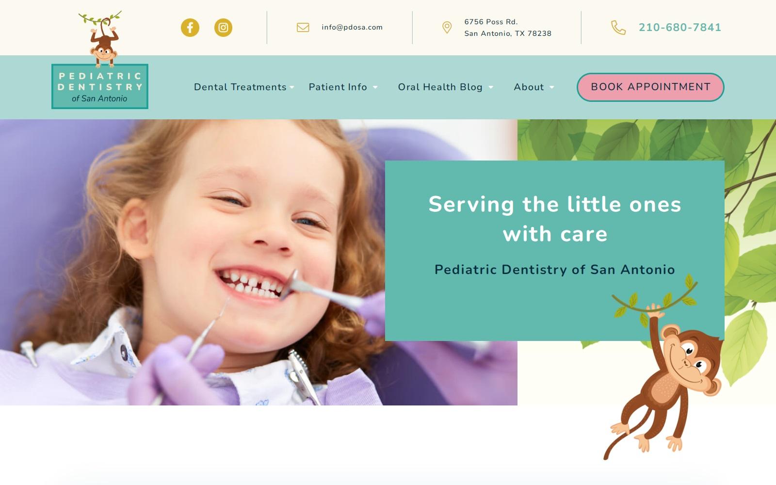Pediatric Dentistry of San Antonio screenshot