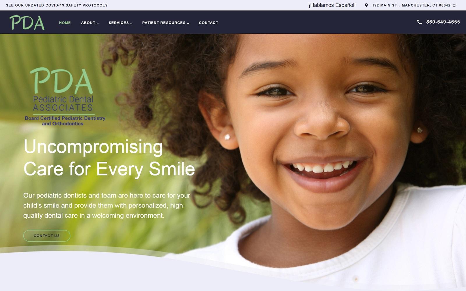 Pediatric Dental Associates screenshot