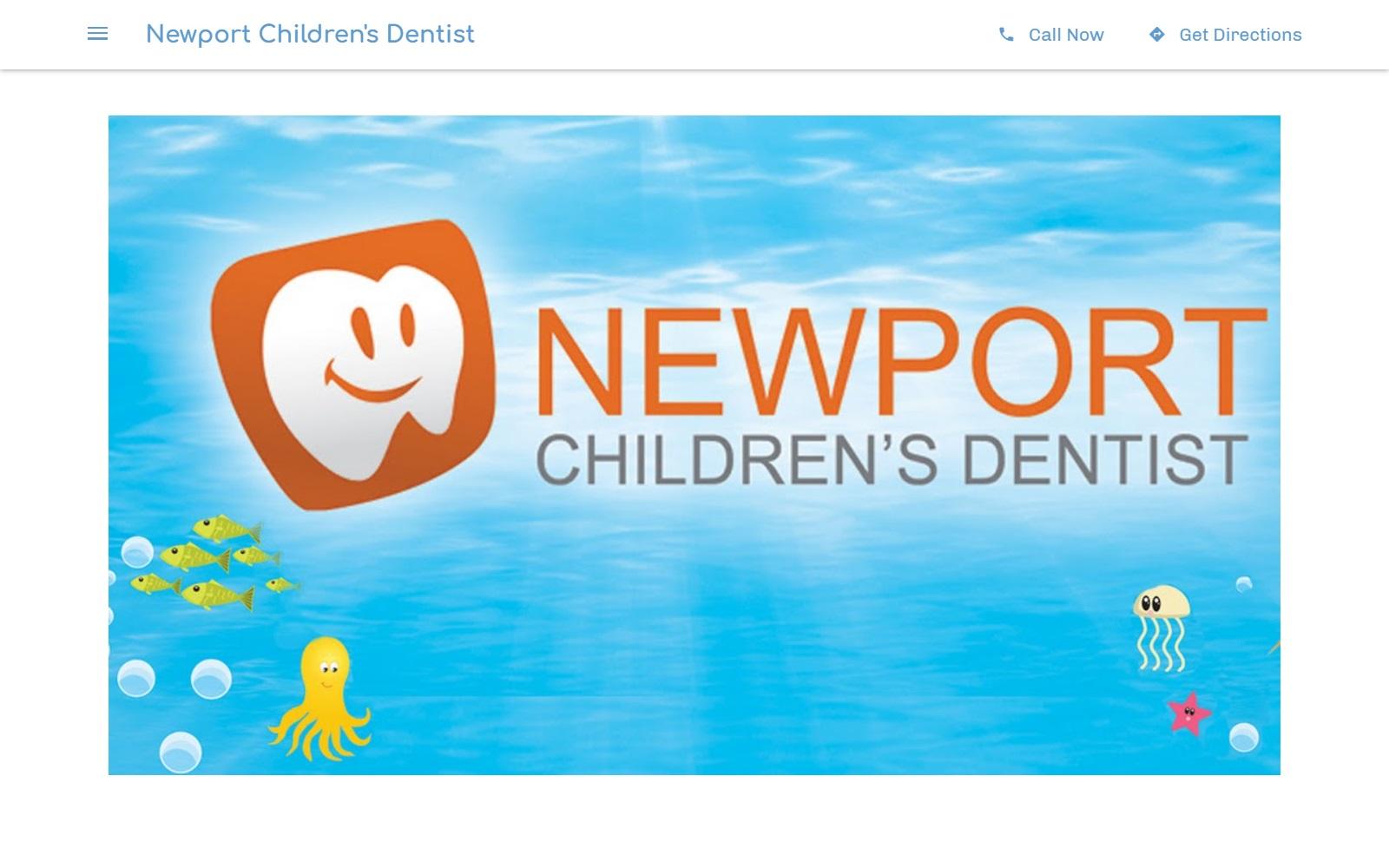 Newport Children Dentist screenshot