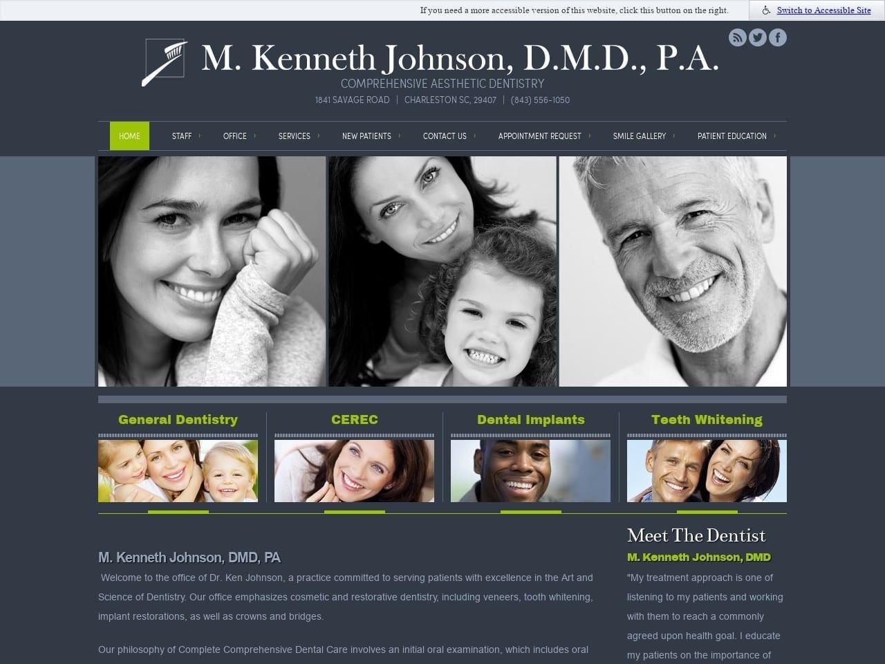M. Kenneth Johnson DMD screenshot