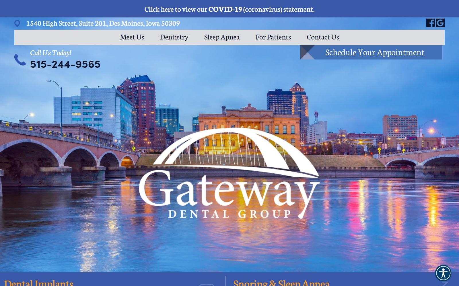 Gateway Dental Group screenshot