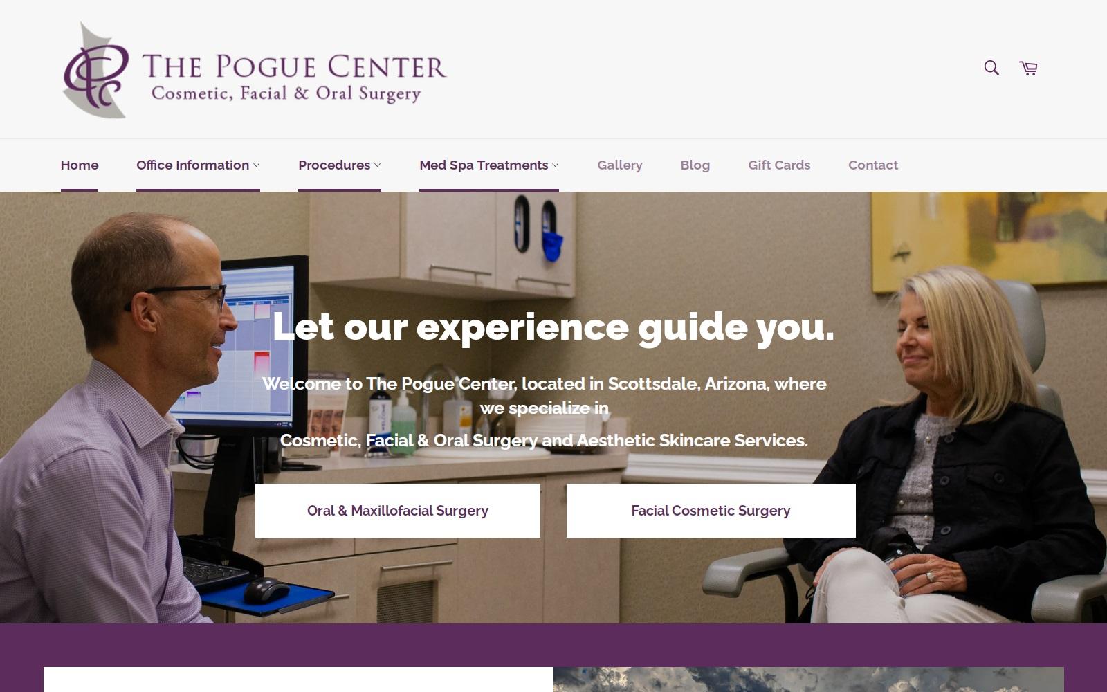 Dr. Mark D. Pogue MD DDS PC screenshot
