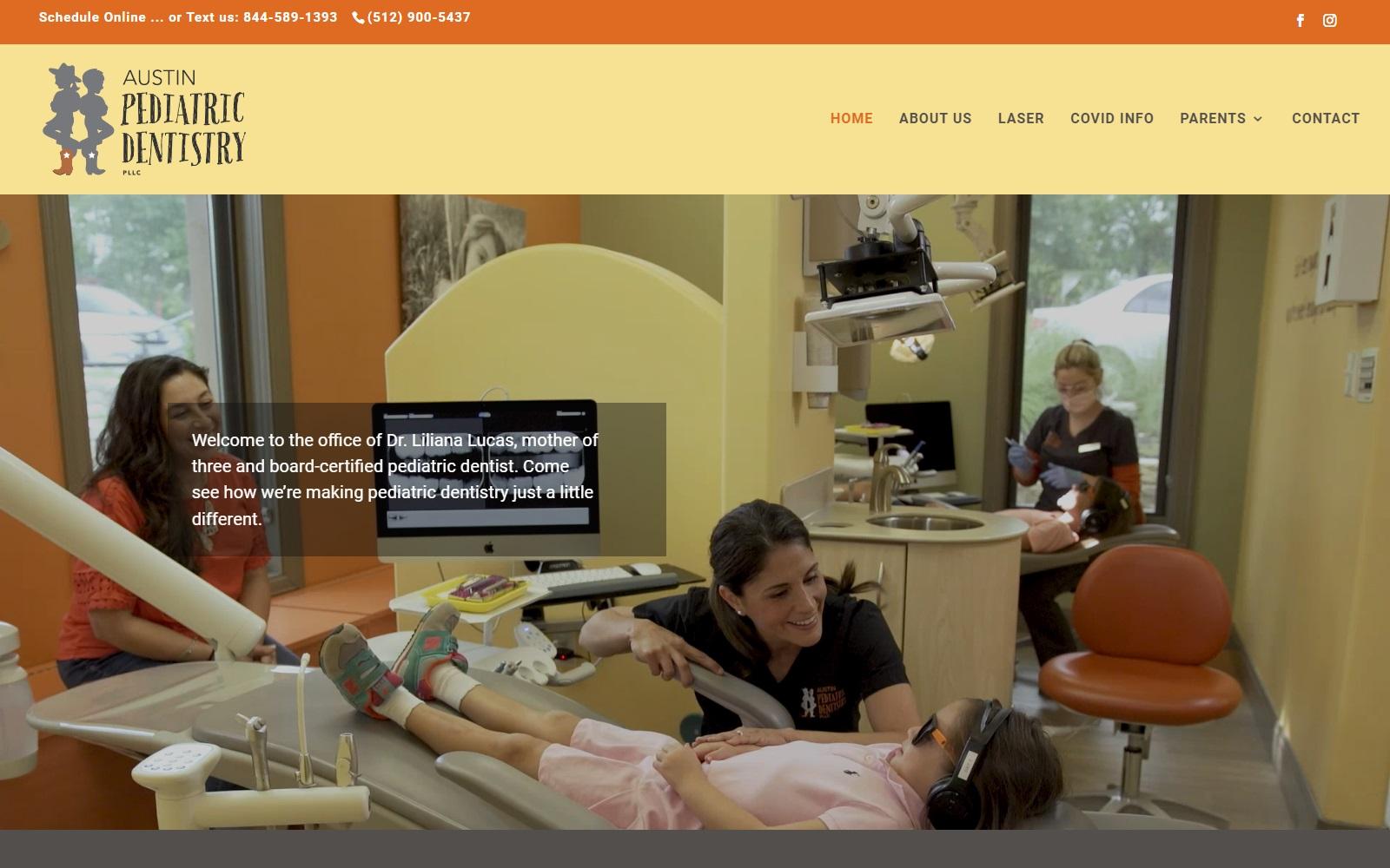 Austin Pediatric Dentistry screenshot