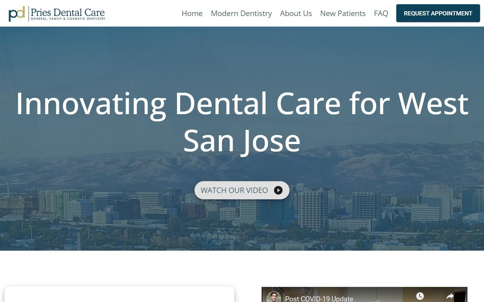 Pries Dental Care screenshot