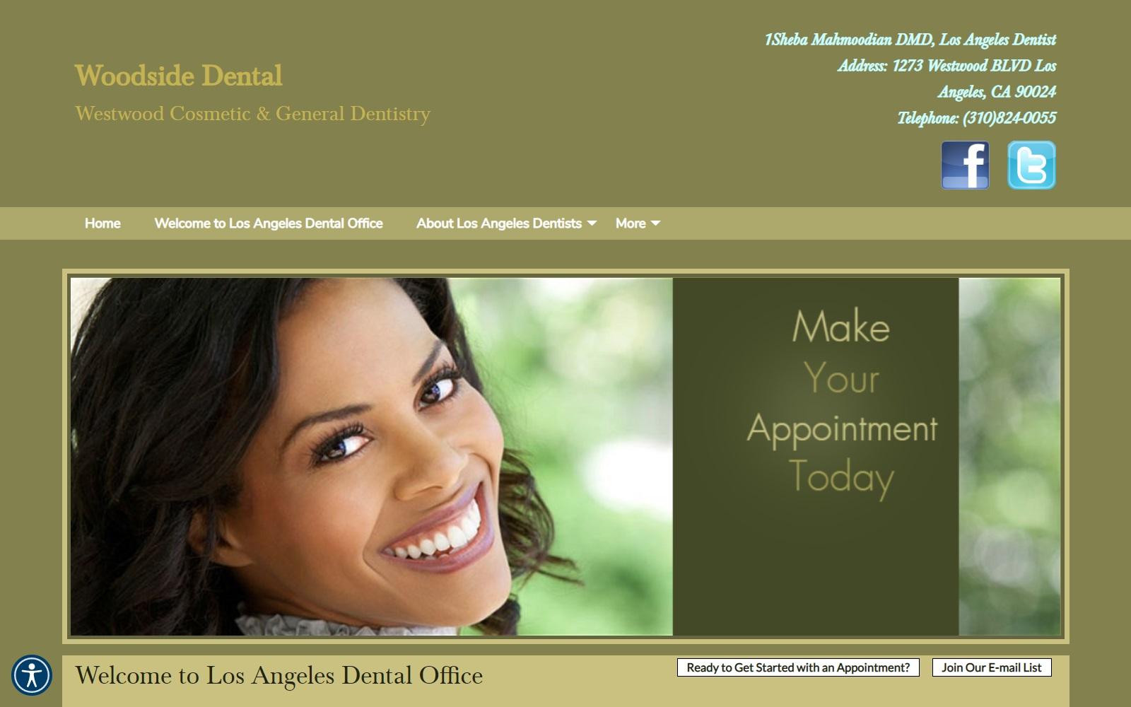 Woodside Dental screenshot