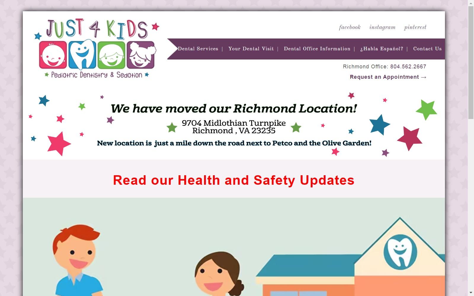 Just 4 Kids Pediatric Dentistry screenshot