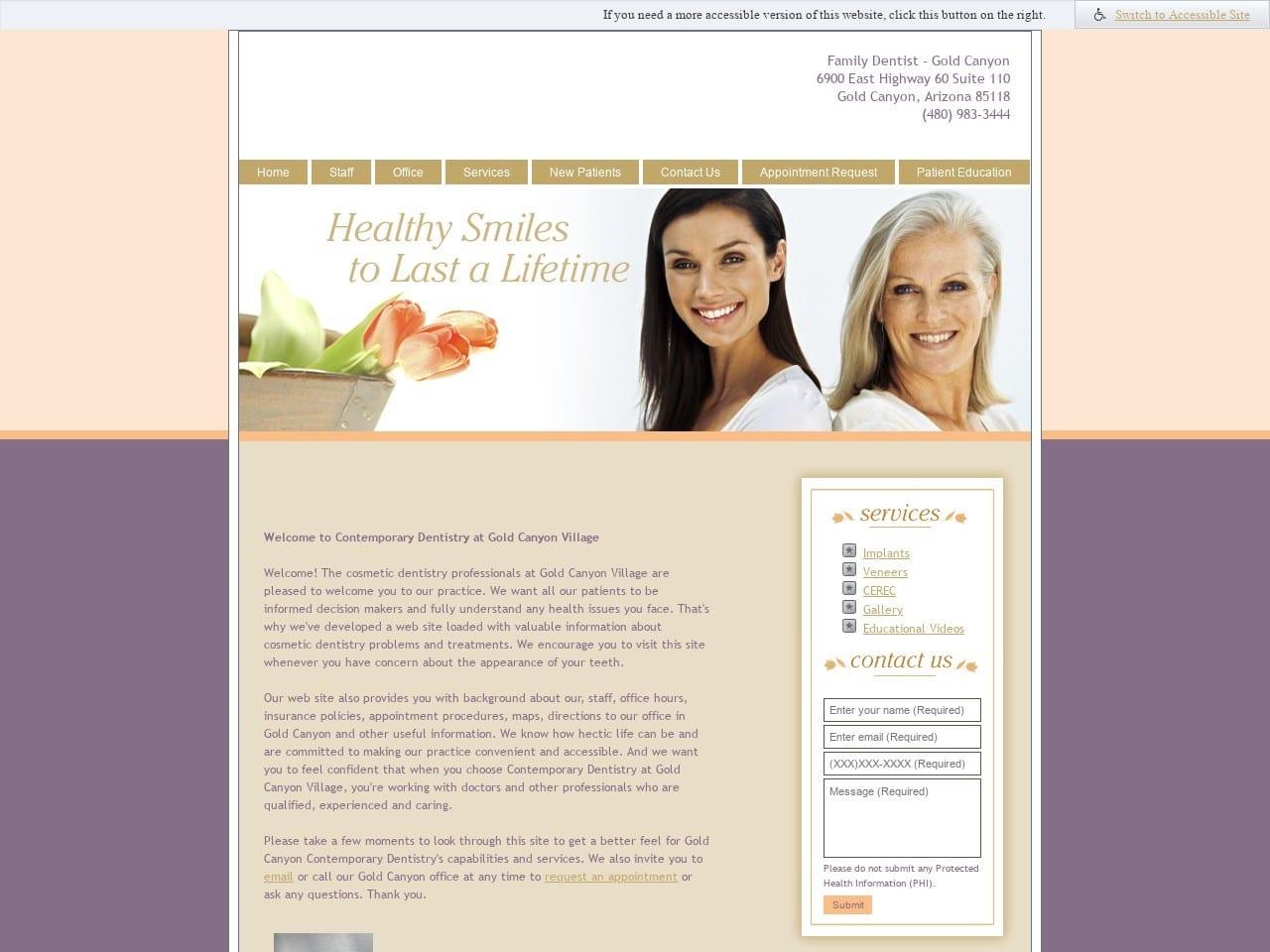 Gold Canyon Dentist screenshot