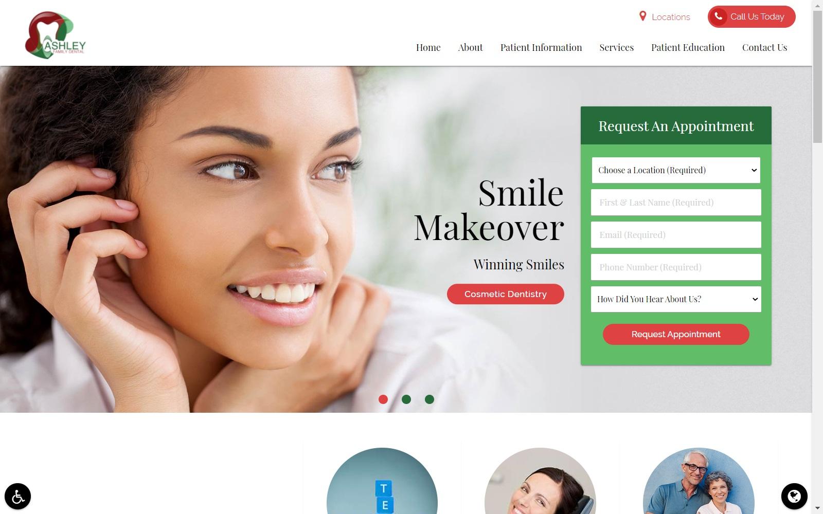 Ashley Family Dental screenshot